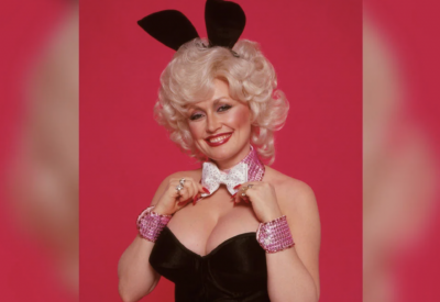 Dolly Parton posing for Playboy and showing she